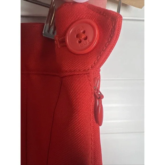 Aritzia TNA Pleated Mini Skirt Women's Size 4 Red - Picture 4 of 7